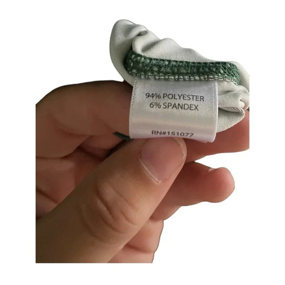 SOSIK Men's Green Sticks Print Half Zip Pullover Sweatshirt Size 2XL - Picture 6 of 6